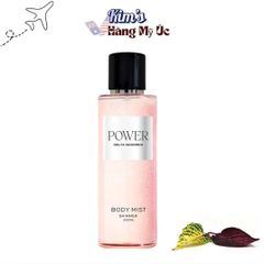 Xịt Thơm Toàn Thân Delta Goodrem Power Shimmer Body Mist 250ml - Hương Nhẹ Nhàng, Nhũ Rạng Rỡ Cho Nữ