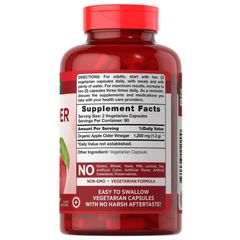 Viên Uống Giấm Táo Nature's Truth 1200mg - 180 Viên Hỗ Trợ Giảm Cân, Tiêu Hóa và Chế Độ Ăn Uống Lành Mạnh - Xuất Xứ Mỹ