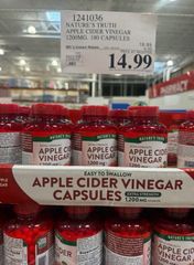 Viên Uống Giấm Táo Nature's Truth 1200mg - 180 Viên Hỗ Trợ Giảm Cân, Tiêu Hóa và Chế Độ Ăn Uống Lành Mạnh - Xuất Xứ Mỹ