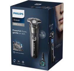 Máy Cạo Râu Philips S5887/50 Series 5000 - Công Nghệ SkinIQ, 45 Lưỡi Dao SteelPrecision, Cạo Râu Khô và ướt, Pin Li-Ion 60 Phút