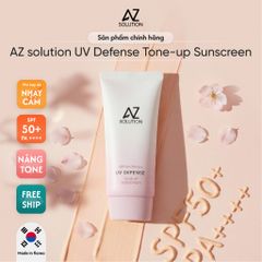 Kem Chống Nắng Nâng Tone Hàn Quốc AZ Solution UV Defense - SPF50+/PA++++ Bảo Vệ Da, Giúp Da Sáng Khỏe Tự Nhiên