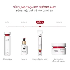 Kem Mắt AHC 30ML - Nâng Cơ, Cấp Ẩm, Giảm Nếp Nhăn, Làm Sáng Da, Công Nghệ Chống Lão Hóa 4D, Dưỡng Ẩm Chuyên Sâu