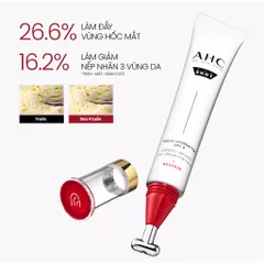 Kem Mắt AHC 30ML - Nâng Cơ, Cấp Ẩm, Giảm Nếp Nhăn, Làm Sáng Da, Công Nghệ Chống Lão Hóa 4D, Dưỡng Ẩm Chuyên Sâu