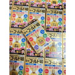 Nước Nhỏ Mắt Rohto Gold 40 Mild - Giúp Giảm Mỏi Mắt, Dưỡng Ẩm Cho Người Dùng Máy Tính - 20ml Nội Địa Nhật Bản