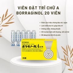 Viên Đặt Trĩ Chữ A Nhật Bản - Giảm Đau Rát, Hỗ Trợ Co Búi Trĩ, Hàng Nội Địa Nhật Bản, An Toàn và Hiệu Quả Cho Sức Khỏe Bạn