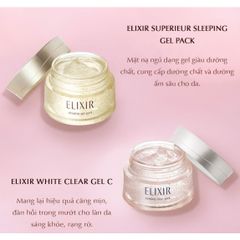 Mặt Nạ Ngủ Dưỡng Ẩm Elixir Superieur Sleeping Gel Pack 105g - Sản Phẩm Nội Địa Nhật Bản Chuyên Sâu cho Da Khô Mất Nước
