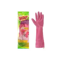 Găng tay cao su 3M™ Scotch-Brite 36cm - Bảo vệ tay khi rửa chén, vệ sinh nhà và giặt quần áo, chất liệu thiên nhiên an toàn