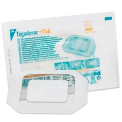Băng phim dính y tế trong suốt có gạc vô trùng 3M™ Tegaderm™+pad 3586, size 9 x 10cm | Xuất xứ Mỹ