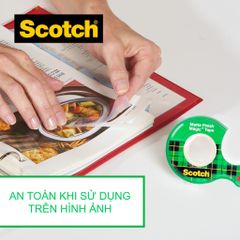 Băng Dính Đa Năng 3M Scotch 119 - 12,7mm x 20,3m, Trong Suốt, Bám Dính Chắc Chắn Cho Văn Phòng và DIY