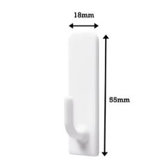 Móc treo tường 3M COMMAND™ 17501ANZ, chịu trọng tải 900g/ móc, 2 móc/vỉ, sản xuất tại Singapore