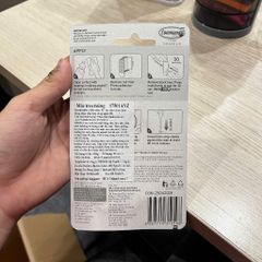 Móc treo tường 3M COMMAND™ 17501ANZ, chịu trọng tải 900g/ móc, 2 móc/vỉ, sản xuất tại Singapore