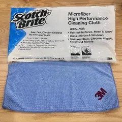 Khăn Lau Đa Năng 3M Scotch-Brite Microfiber SQ21 - Siêu Thấm, Không Xước Bề Mặt, Kích Thước 36x36cm, Bộ 10 Cái