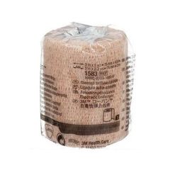 Băng thun tự dính 3M Coban 1583 - Co giãn, kháng nước - Dùng cho cố định gạc, vùng chấn thương - An toàn cho da, dễ sử dụng