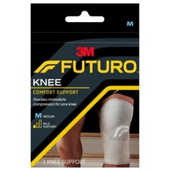 Bó Gối Thể Thao Futuro 76587ENR Size M - Hỗ Trợ Tối Đa Cho Đầu Gối, Màu Xám, Chính Hãng 3M Mỹ