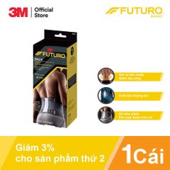 Đai Lưng Thể Thao 3M FUTURO 46819ENR - Nẹp Hỗ Trợ Giảm Đau Cột Sống, Điều Chỉnh Được, Thiết Kế Công Thái Học, Chính Hãng Mỹ