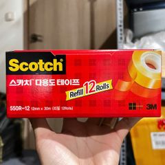 Băng keo kì diệu Scocth 3M 550 kích thước 12mm x 30m, xuất xứ Mỹ (Giá 1 cuộn)