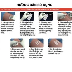 Miếng Dán Y Tế 3M Steri-Strip™ R1541 - Thay Thế Chỉ Khâu, An Toàn Cho Vết Thương Nhỏ, Túi 3 Miếng (6mm x 75mm) Sản Xuất Tại Mỹ