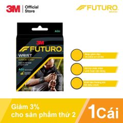 Băng Quấn Cổ Tay 3M FUTURO 46378ENR - Hỗ Trợ Thể Thao, Phòng Ngừa Chấn Thương Khi Tập Gym, Cầu Lông, Bóng Rổ, Có Thể Điều Chỉnh