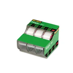 Combo 3 bịch băng dính trong suốt 3M SCOTCH MAGIC TAPE 3105 – 19mm x 7,62m, kèm lõi cắt tiện dụng