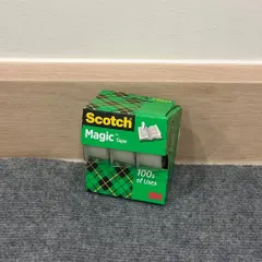 Combo 3 bịch băng dính trong suốt 3M SCOTCH MAGIC TAPE 3105 – 19mm x 7,62m, kèm lõi cắt tiện dụng