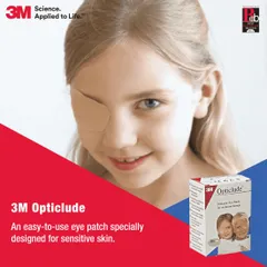 Miếng Dán Mắt Y Tế 3M Opticlude Lớn - Hộp 20 Miếng Dành Cho Trẻ Em Hỗ Trợ Điều Trị Nhược Thị và Lác Mắt | An Toàn, Dịu Nhẹ