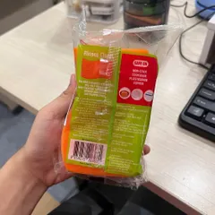 Miếng rửa chén hạt mài nổi 3M Scotch-Brite - 2 miếng không trầy xước, màu cam, vệ sinh hiệu quả cho bát đĩa, nồi chảo, 69mm x 114mm