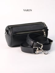 Túi Duffle Da Bò Thời Trang Unisex VAREN - Túi Đeo Chéo Dáng Trống Sang Trọng cho Nam Nữ, Chất Liệu Cao Cấp, Tiện Lợi Di Chuyển