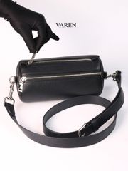 Túi Duffle Da Bò Thời Trang Unisex VAREN - Túi Đeo Chéo Dáng Trống Sang Trọng cho Nam Nữ, Chất Liệu Cao Cấp, Tiện Lợi Di Chuyển