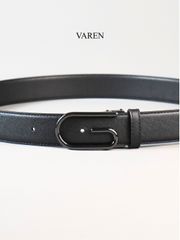 Thắt Lưng Nam VAREN GLORY Da Bò Thật - Dây Nịt Cao Cấp Bản 3.3cm Sang Trọng, Bền Bỉ Dành Cho Quý Ông
