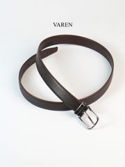 Thắt Lưng Da Bò Epsom Nâu VAREN PRIMO 3.0cm - Phong Cách Thanh Lịch, Bền Bỉ, Dễ Dàng Phối Đồ Cho Mọi Dịp