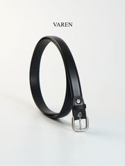 Thắt Lưng Da Bò VAREN ROMA Unisex - Khóa Hợp Kim Xám Khói, Bản 2.3cm, Phong Cách Tối Giản và Đẳng Cấp, Phụ Kiện Thời Trang Cao Cấp