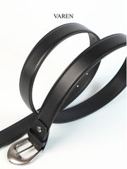 Thắt Lưng Unisex VAREN LIBRA TL13 Da Bò Nappa 2.8cm - Khóa Kim Cổ Điển, Trang Phục Thời Trang Tối Giản cho Nam Nữ