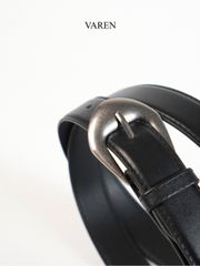 Thắt Lưng Unisex VAREN LIBRA TL13 Da Bò Nappa 2.8cm - Khóa Kim Cổ Điển, Trang Phục Thời Trang Tối Giản cho Nam Nữ