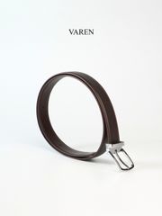 Thắt Lưng Da Bò Epsom Nâu VAREN PRIMO 3.0cm - Phong Cách Thanh Lịch, Bền Bỉ, Dễ Dàng Phối Đồ Cho Mọi Dịp