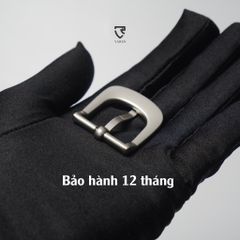 Khóa Thắt Lưng Unisex Hợp Kim Chống Gỉ Màu Trắng Xám, Dùng Cho Dây 2.5cm - Sản Phẩm Bán Sỉ Hiện Đại, Phong Cách Tối Giản
