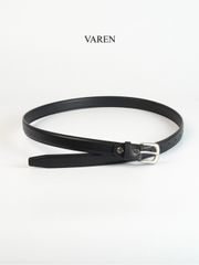 Thắt Lưng Unisex Da Bò Thật 2.3cm - Khóa Hợp Kim Trắng Xám Tối Giản, Phụ Kiện Thời Trang Đa Dụng Cho Nam Nữ