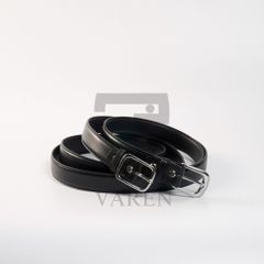 Thắt Lưng Da Bò Thật Unisex Bản Nhỏ 2.3cm & 2.8cm Khóa Hợp Kim - Phụ Kiện Thời Trang Tối Giản, Lịch Lãm cho Nam Nữ