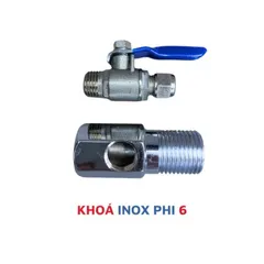 Khóa T Chia Nước Đầu Vào Máy Lọc Nước RO, Nano - Lỗ Ren 21-10/21-6, Phụ Kiện Tiện Ích Cho Gia Đình Việt
