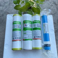 Combo 4 Lõi Lọc Nước RO Kangaroo 1234 - Chính Hãng, Thay Thế Dễ Dàng cho Máy Lọc Nước Kangaroo, Karofi, Sunhouse