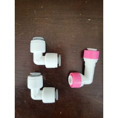 Combo Bộ 2 Co Nối Vuông 6-6 và Van 1 Chiều Góc Nối Nhanh - Thiết Bị Hệ Thống Máy Lọc Nước RO Chống Rò Rỉ