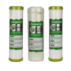 Lõi lọc nước Kangaroo 1,2,3 Chính Hãng - Bộ Lõi Lọc RO Cho Máy Lọc Nước, Than Hoạt Tính, PP5, PP1 Micron