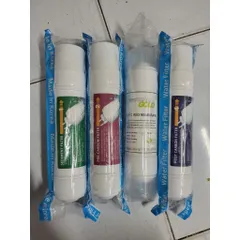 Bộ 4 Lõi Lọc Nước RO Hàn Quốc - Sediment, Pre Carbon, RO Membrane & Post Carbon - Tinh Khiết Hóa Nước Uống An Toàn