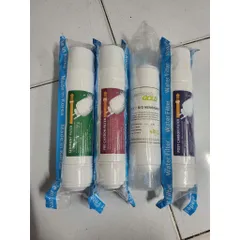 Bộ 4 Lõi Lọc Nước RO Hàn Quốc - Sediment, Pre Carbon, RO Membrane & Post Carbon - Tinh Khiết Hóa Nước Uống An Toàn