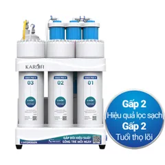 Máy Lọc Nước Để Gầm Karofi KAQ-U03 Pro - Công Nghệ Smax, 10 Lõi Lọc, Thiết Kế Hiện Đại, Nước Uống Tinh Khiết QCVN 6-1:2010/BYT