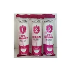 Lõi Lọc Nước Mutosi 1,2,3 Đúc - Hàng Chính Hãng Cho Máy MP-370U, MP-1101, MP-192 - Giúp Lọc Sạch Nguồn Nước Uống