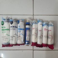 Combo 8 Lõi Lọc Nước MUTOSI 12345678 - Hệ thống lọc nước hoàn chỉnh, an toàn và hiệu quả cho sức khỏe gia đình bạn