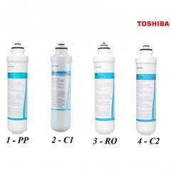 Lõi Lọc Nước Toshiba TWP-W1643SV(W) - Hệ Thống 4 Lõi RO Chất Lượng Cao, Lọc Sạch Nước Uống, Made in China