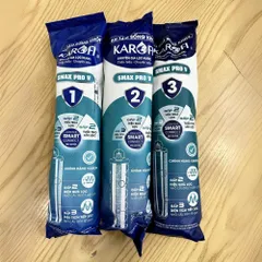 Lõi Lọc Smax Pro V Karofi Bộ 1,2,3 - Hàng Chính Hãng Thay Thế KAQ-X16, X26, KAD-D528 - Công Nghệ Thông Minh 12 Tháng