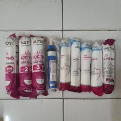 Combo 9 Lõi Lọc Nước MUTOSI - RO, Than Hoạt Tính, Khoáng và Hồng Ngoại - Giải pháp Lọc Nước Sạch Cho Gia Đình