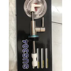 Vòi Inox 304 Chuyên Dùng Lắp Máy Điện Giải Ion Kiềm - An Toàn, Thiết Kế Tiện Lợi, Kết Nối Nhanh 10mm